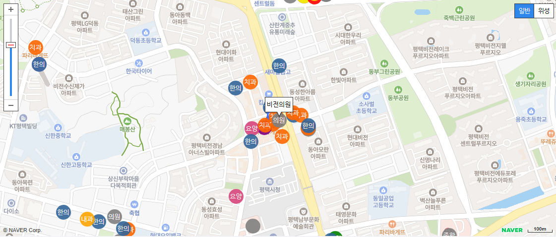 평택 일요일 진료 내과 병원 비전의원