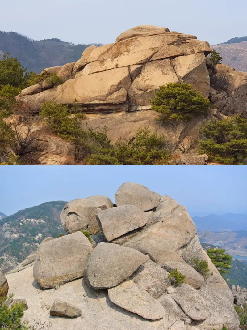 경남 합천 감암산 칠성봉