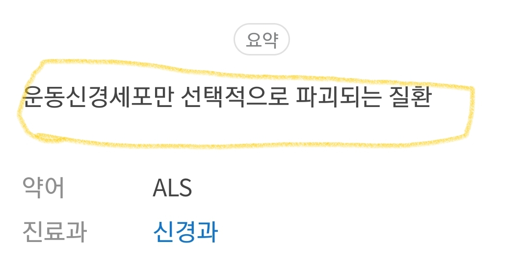  루게릭병 이란?(증상. 진단. 치료.합병증)