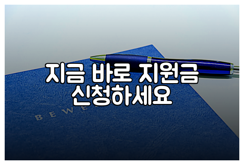 지금 바로 지원금 신청하세요