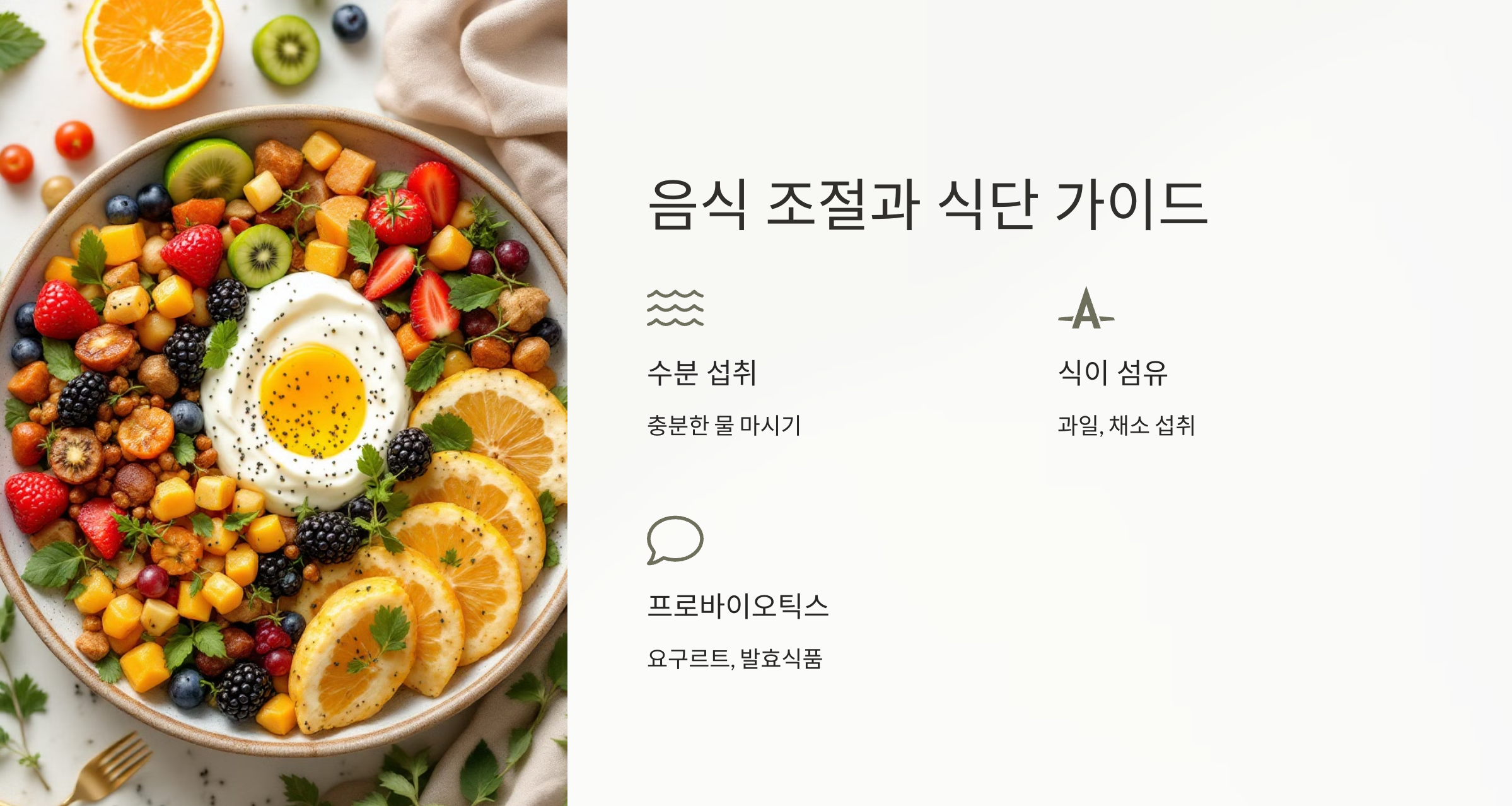 식단 가이드 사진
