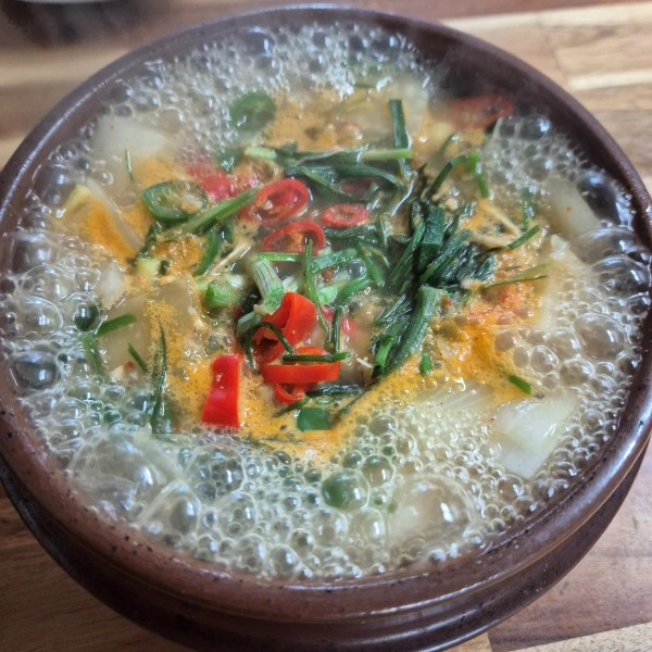 향긋한 봄나물 요리, 달래 된장찌개 끓이는법, 초간단 건강 레시피