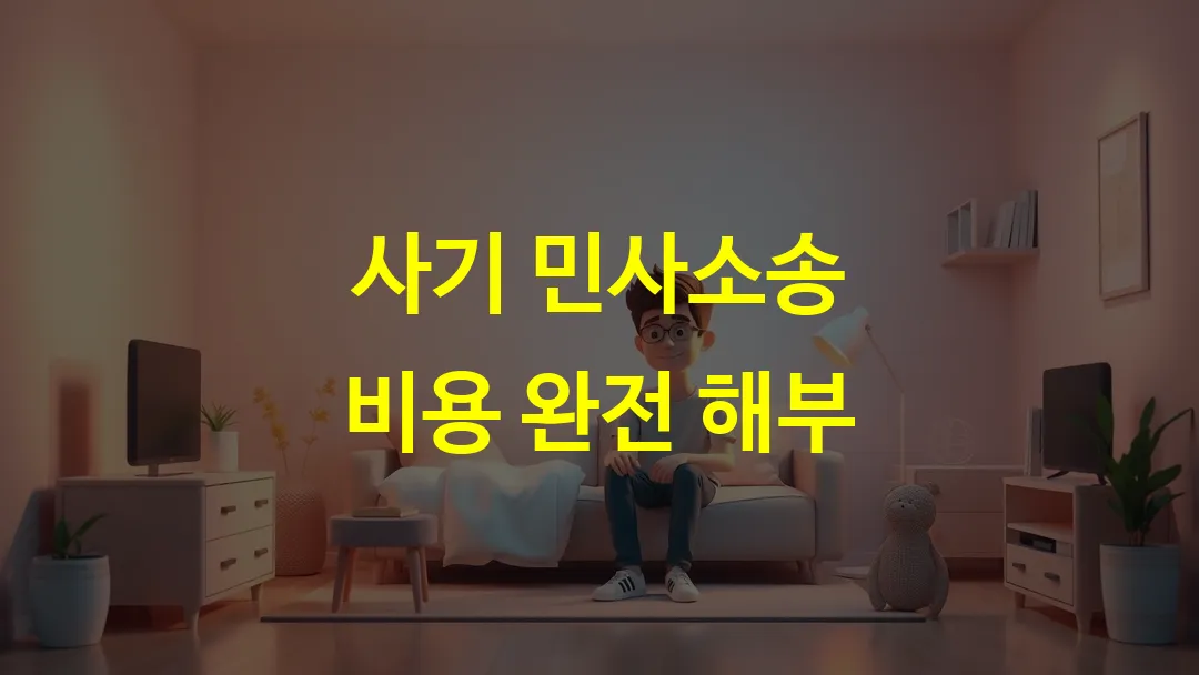 사기 민사소송 비용 완전 해부