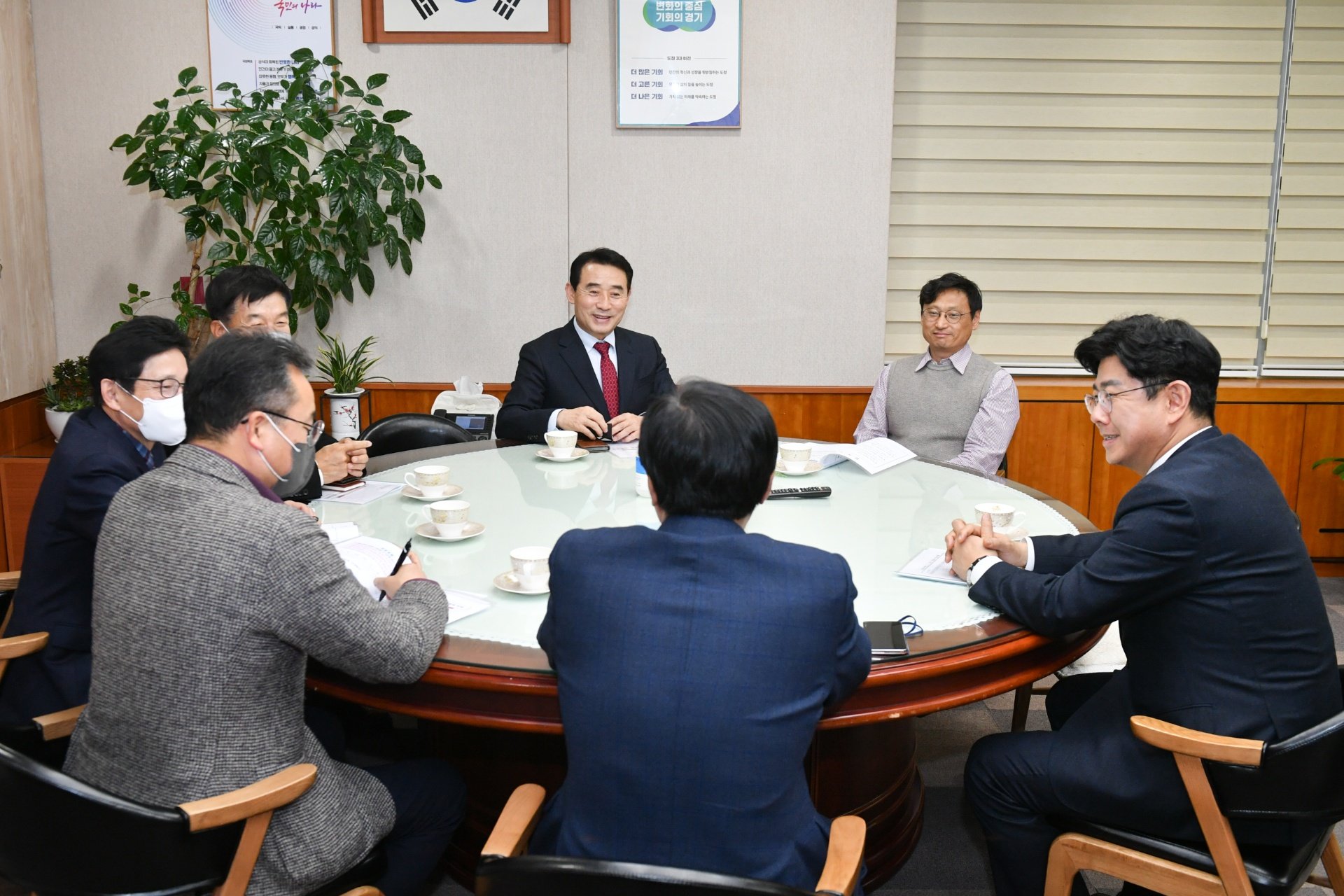  오후석 행정2부지사 면담