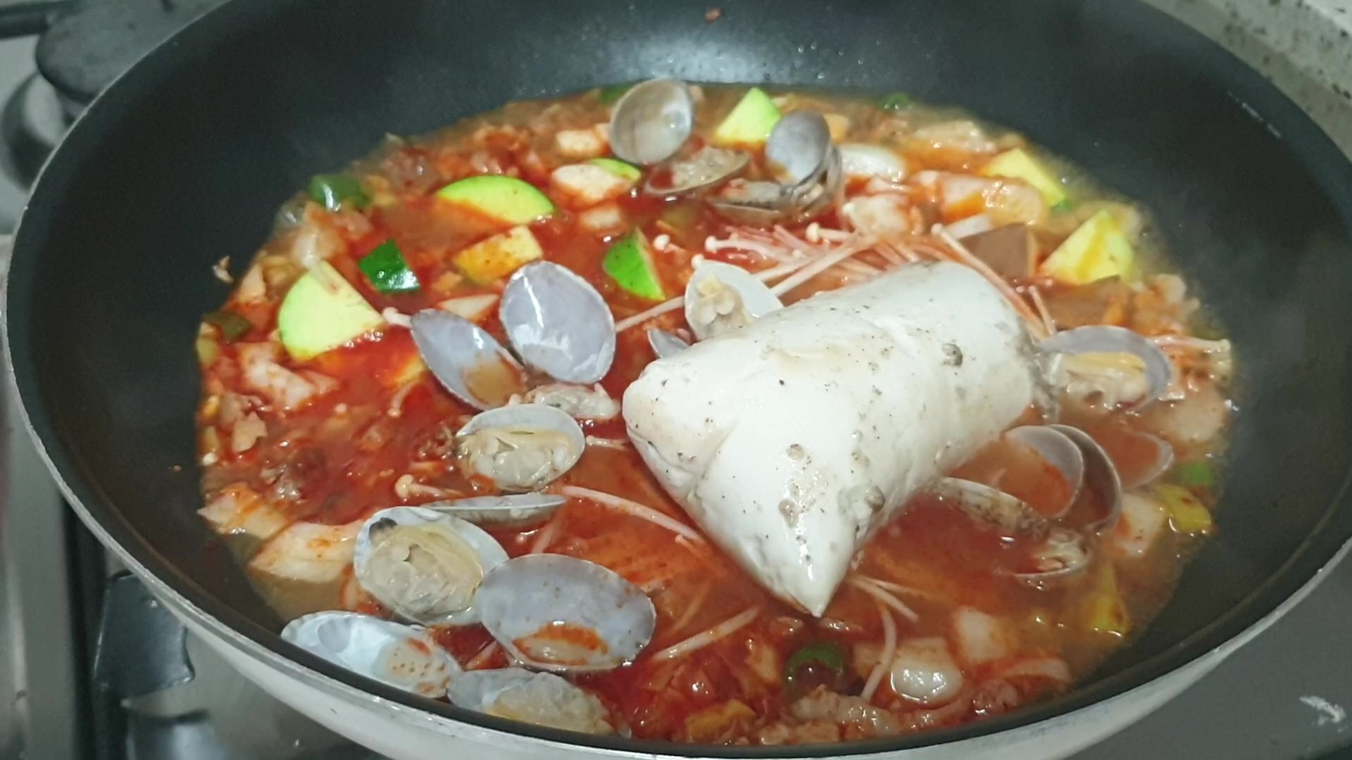 순두부 넣기