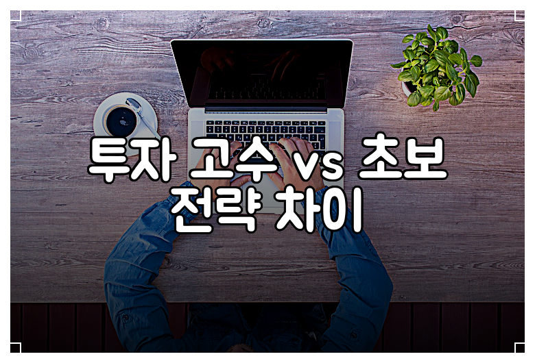 투자 고수 vs 초보 전략 차이
