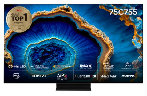  75C755 TCL 4K UHD QD Mini LED 안드로이드12 TV 추천 구매정보