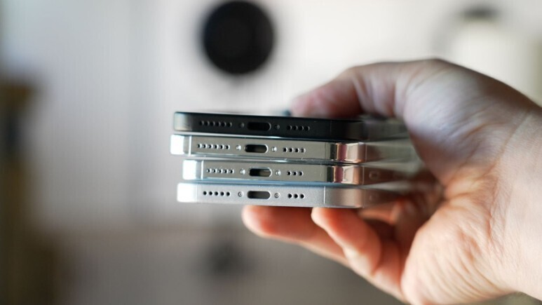 아이폰 15 시리즈 USB-C 타입 케이블 적용 이미지(예상)
