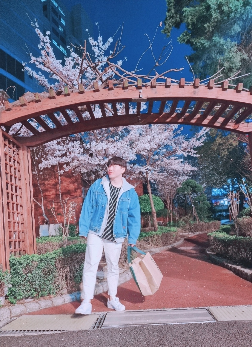  봄/가을코디 - 청자켓 레이어드