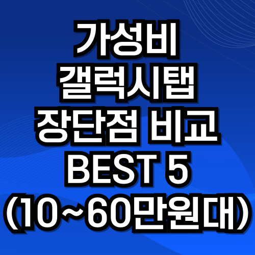 가성비 갤럭시탭