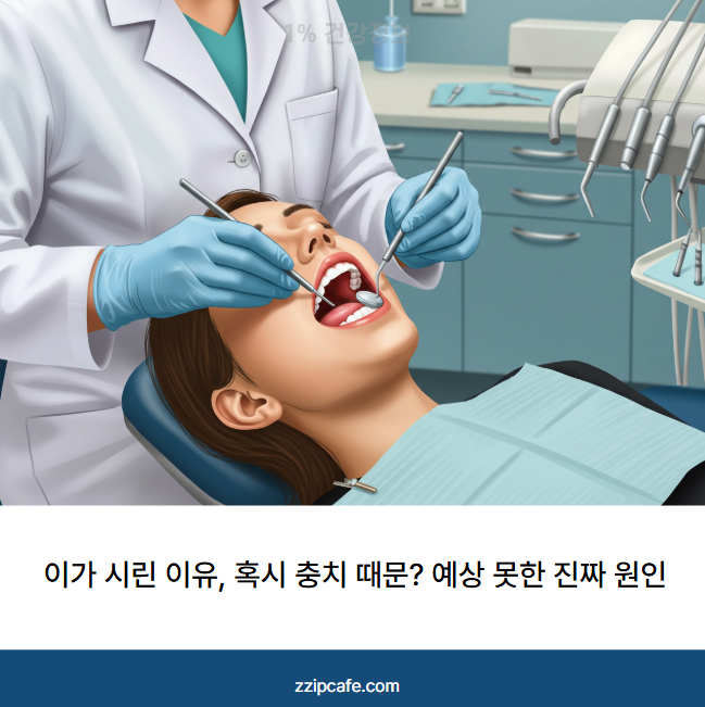 이가 시린 이유, 혹시 충치 때문? 예상 못한 진짜 원인