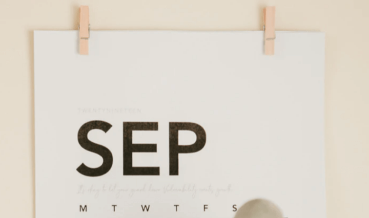 9월 septmber