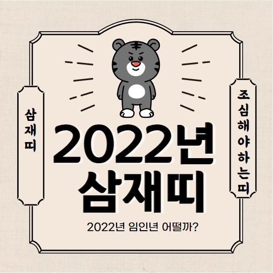2022년-삼재띠