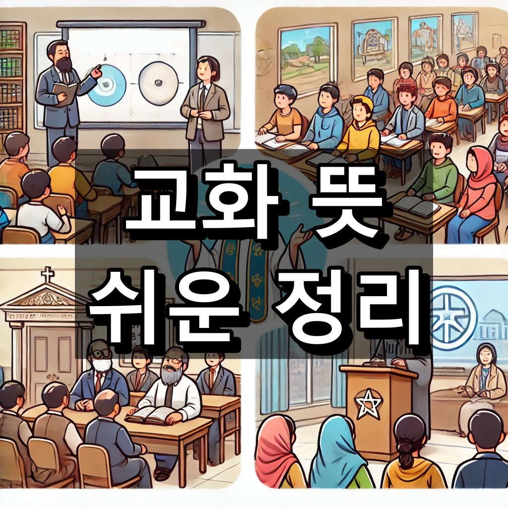 교화 뜻 대표 이미지