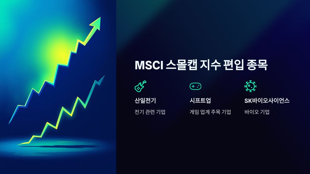 MSCI 스몰캡 지수 편입 종목