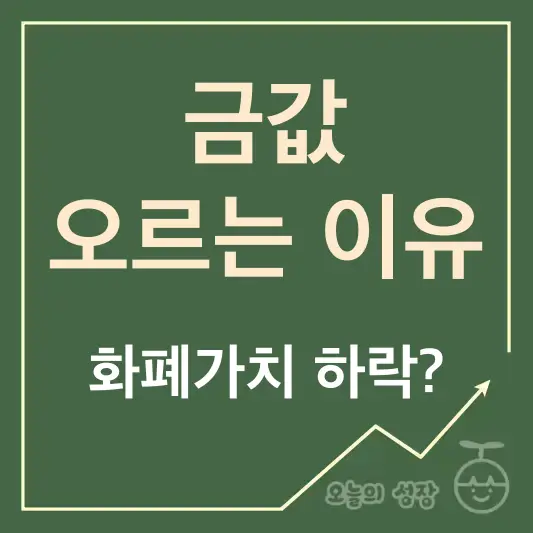 금값 오르는 이유