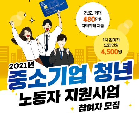  중소기업 청년 노동자 지원사업 총정리(최대 480만원 지원)