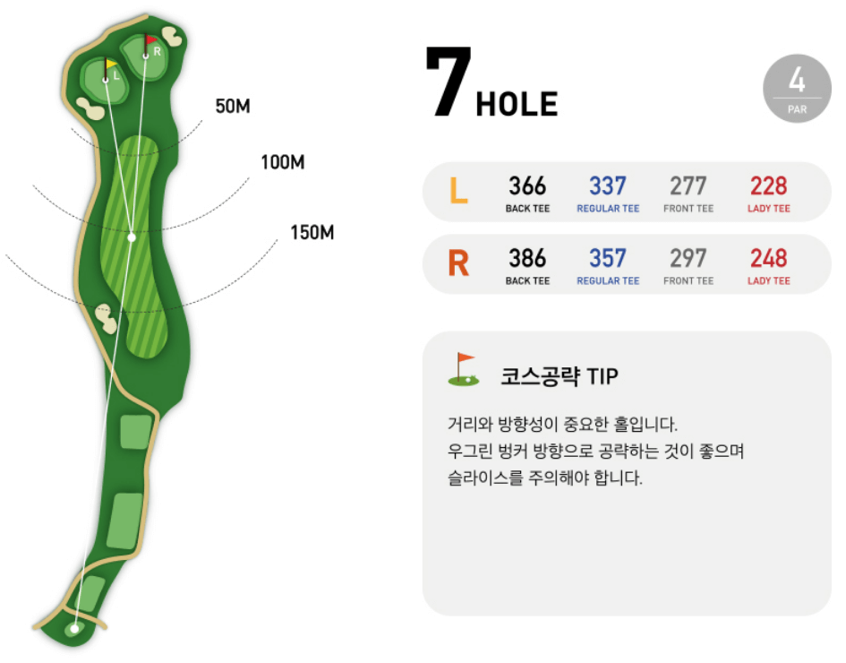 H1 컨트리클럽 마운틴코스 7