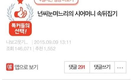  넌씨눈며느리의 시어머니의 속뒤집기...txt
