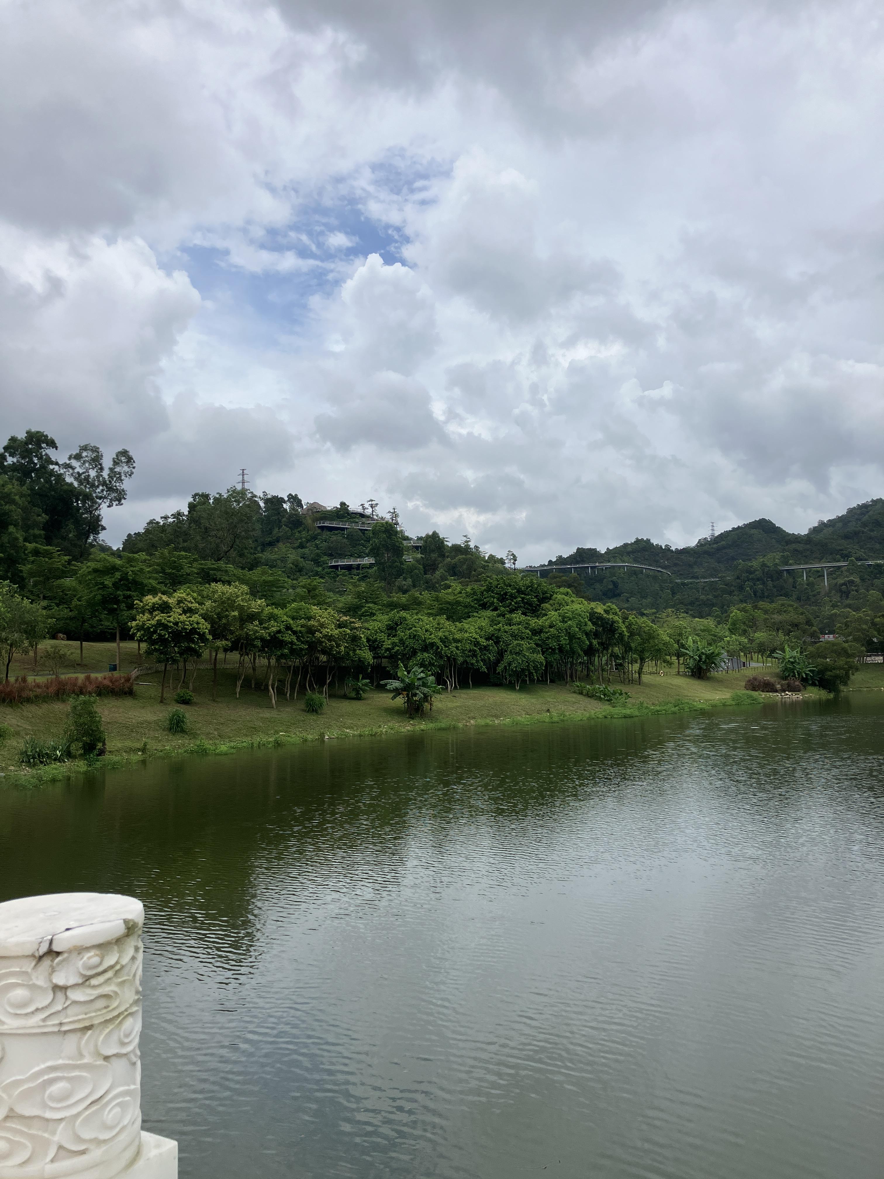 주하이공원 샹산 호수풍경