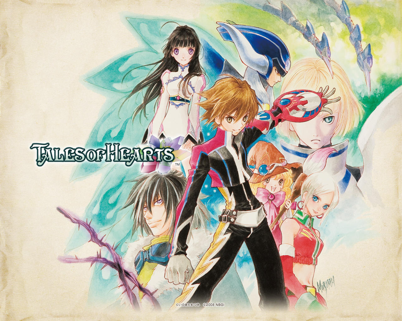  닌텐도 DS / NDS - 테일즈 오브 하츠 애니메이션 무비 에디션 (Tales of Hearts Anime Movie Edition - テイルズ オブ ハーツ アニメ ムービー エディション)