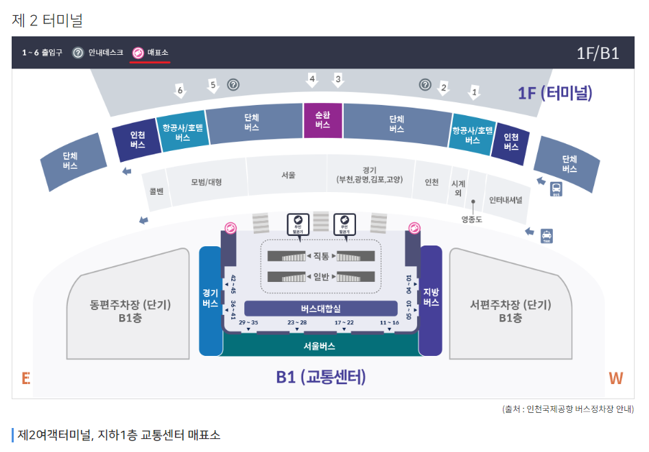 인천공항 매표소2