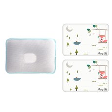  몽슈레 마이크로화이바 태열베개 + 베개커버 2p, 숲속여우, 가격확인+후기확인 (242개)