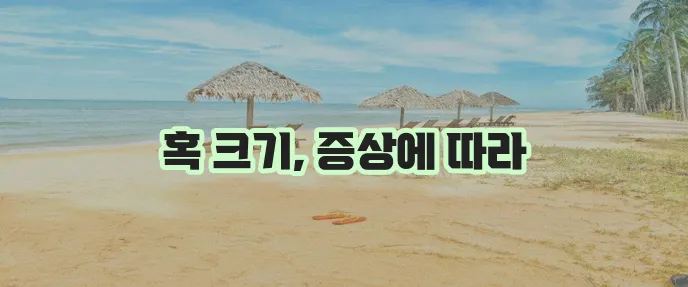 갑상선 물혹 제거 수술 꼭 필요합니다