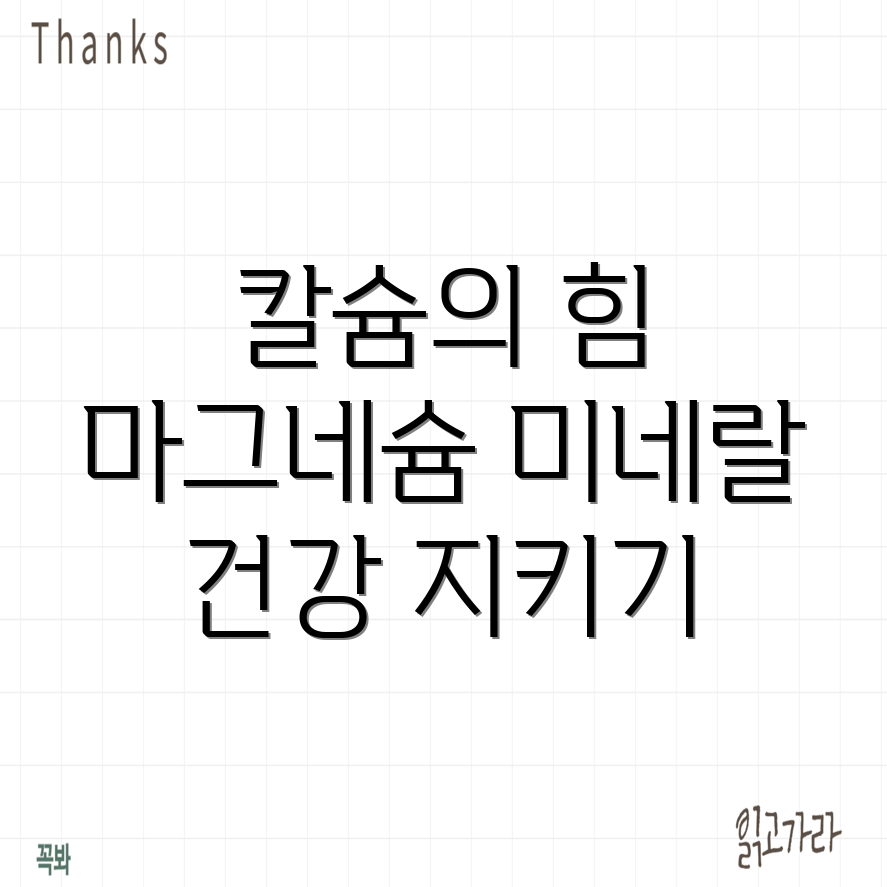 칼슘마그네슘