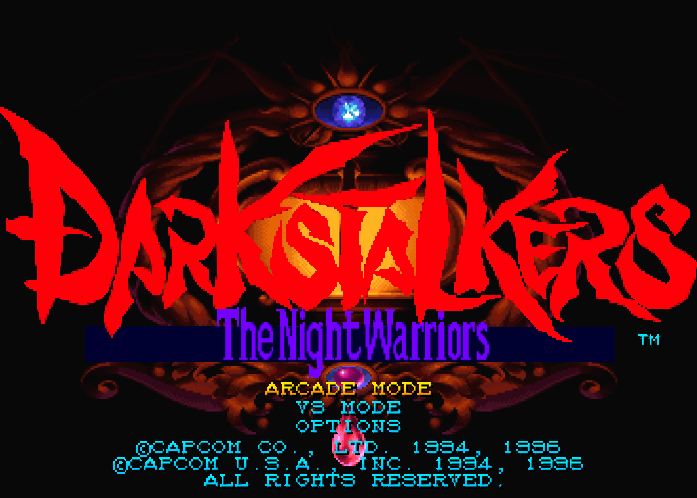  캡콤 (CAPCOM) - 다크스토커즈 더 나이트 워리어즈 북미판 Darkstalkers The Night Warriors USA (플레이 스테이션 - PS - iso 다운로드)