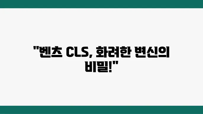 유광 화이트 랩핑으로 새롭게 태어난 벤츠 CLS