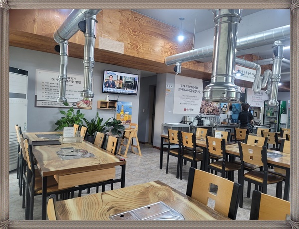 강경 불고기 식당 내부사진