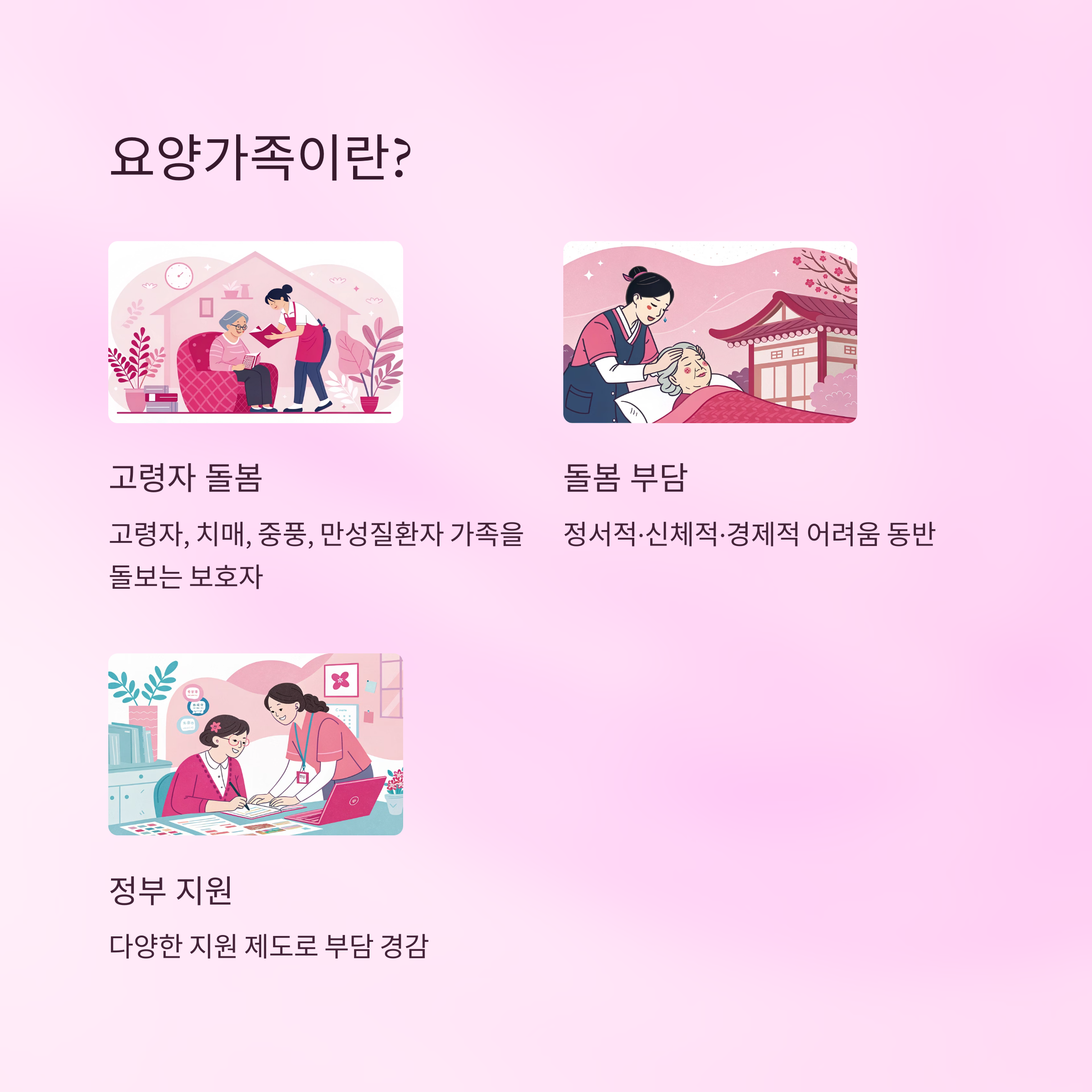 요양가족 지원 혜택