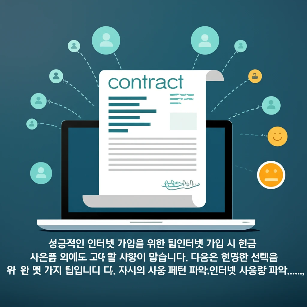 인터넷 똑똑하게 가입하는 방법 요금제
