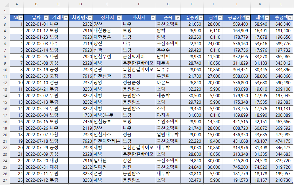 표 예제 파일