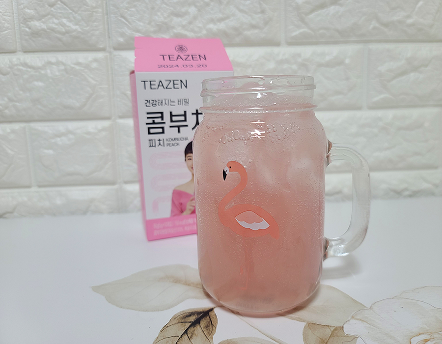 티젠콤부차피치 새로나온 맛의 리뷰와 효능 8