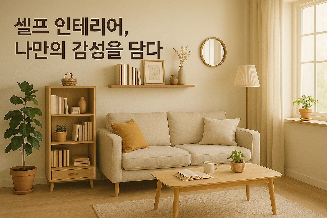 🛋️ “셀프 인테리어, 나만의 감성을 담다”