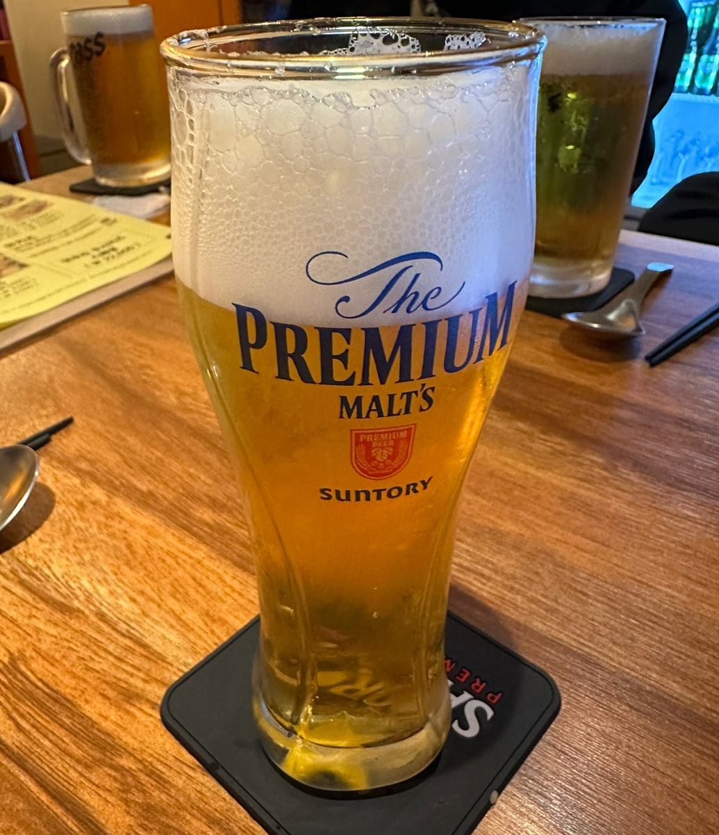 산토리 생맥주(8,000원)