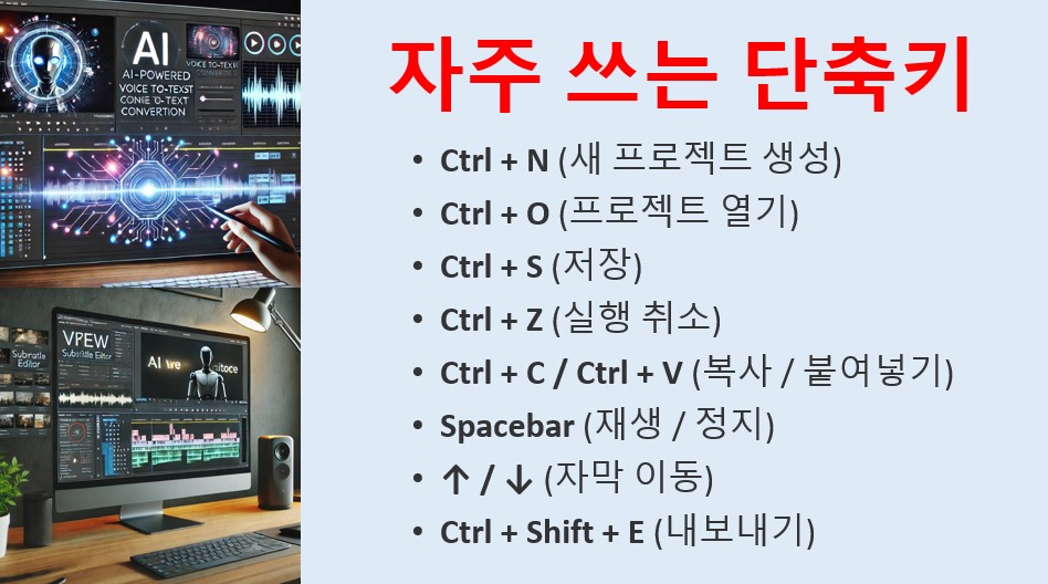 Vrew 사용 가이드 관련 이미지