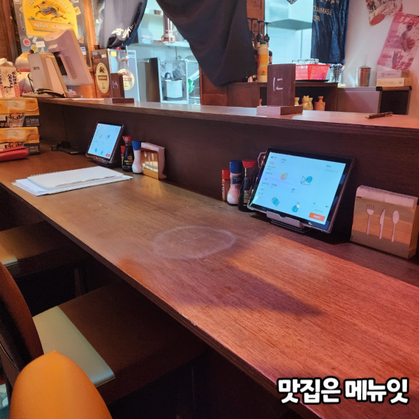  아리가또고자이마스 다찌 테이블 테이블오더 메뉴잇 설치 사례