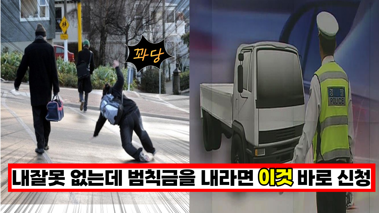  운전자분들 필독, 진짜 내 잘못 아닌데  도저히 납득 안되는 범칙금 이렇게 해결하세요