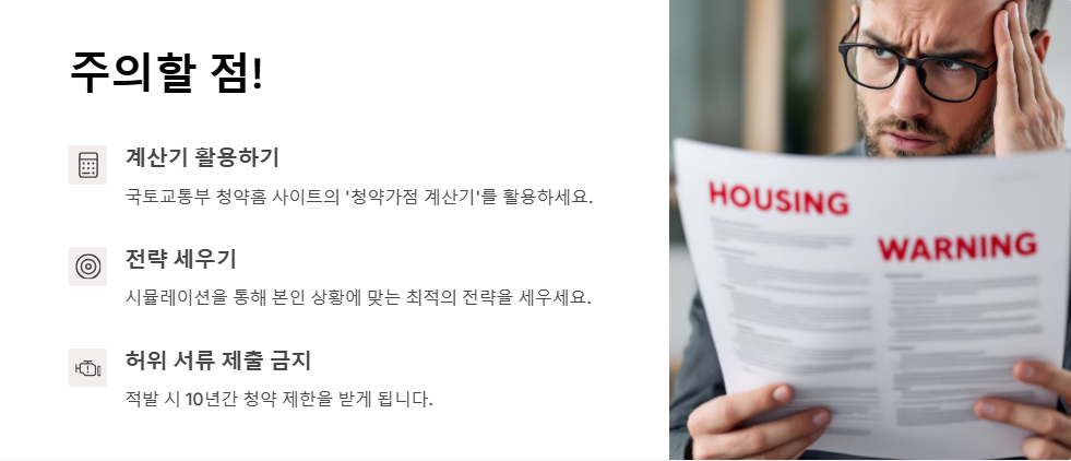 주택청약 가점제 계산 방법 상세 안내