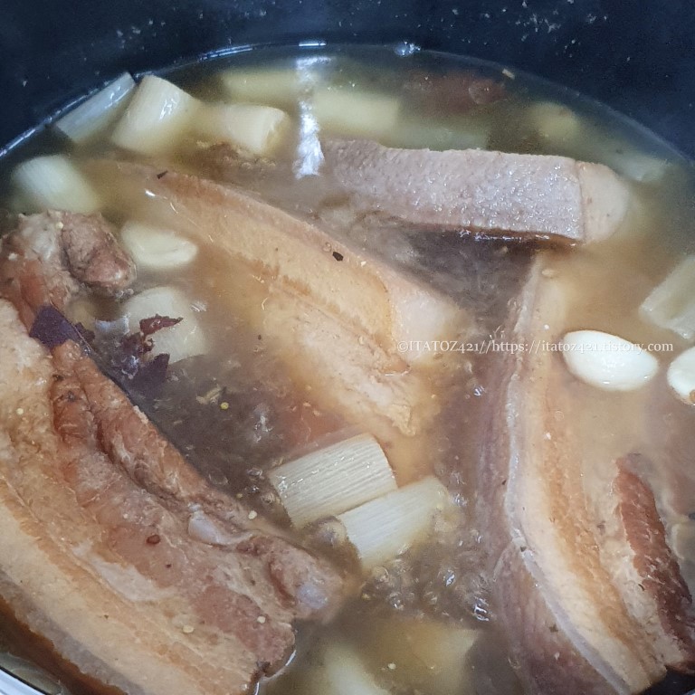 주말 저녁 식사 수육 만들기