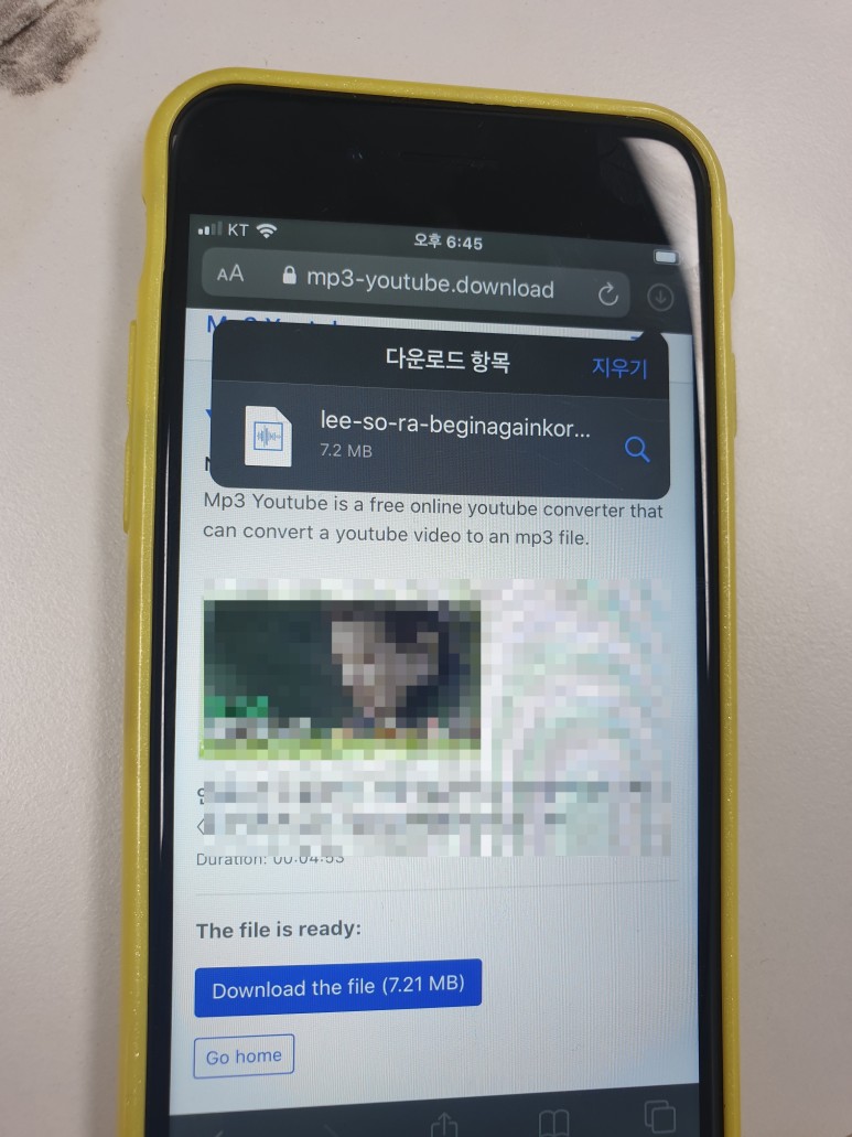 뽑아내는 방법!! 뮤직 다운로드 알아보기 아이폰 유튜브 음원 4