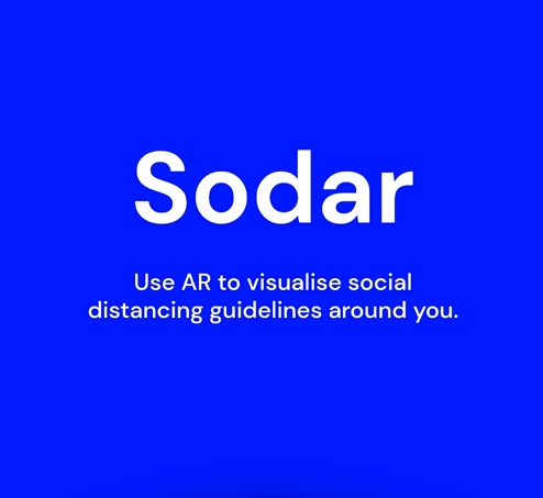  구글이 만든 사회적 거리두기 증강현실, SODAR (SOcial Distancing AR)