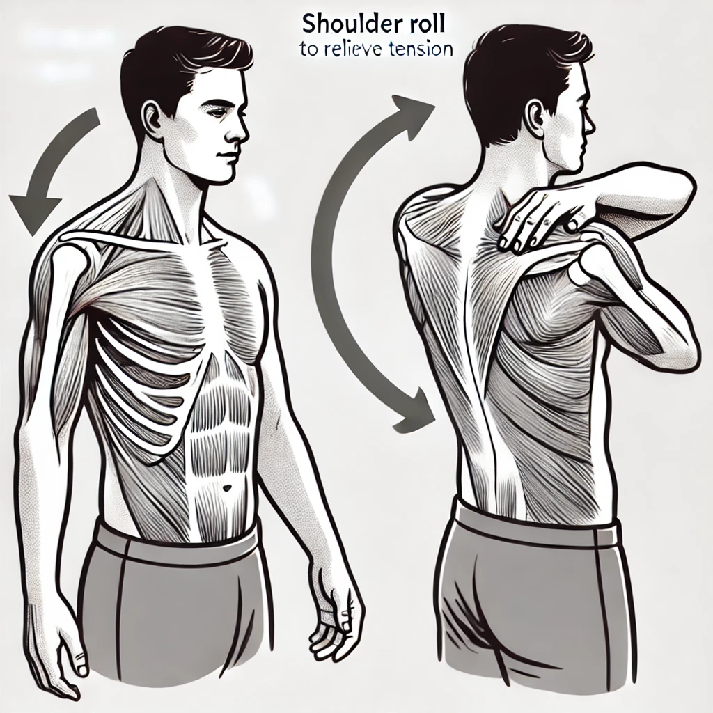 숄더 롤 (어깨 굴리기)