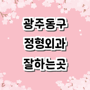 광주 동구 정형외과