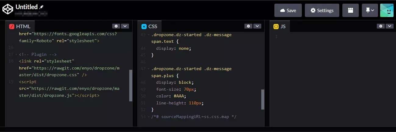 코드펜(CodePen) 코드 작성 완료