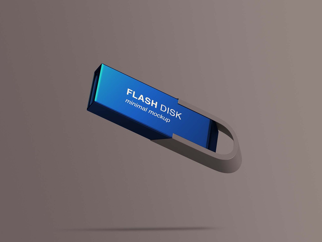 Flying Flash Disk Mockup(날아다니는 플래쉬 디스크 목업)