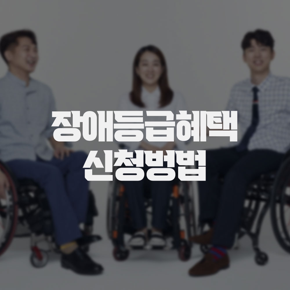  장애 등급 혜택 및 신청 방법의 모든 것
